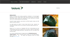 Desktop Screenshot of biolanic.com